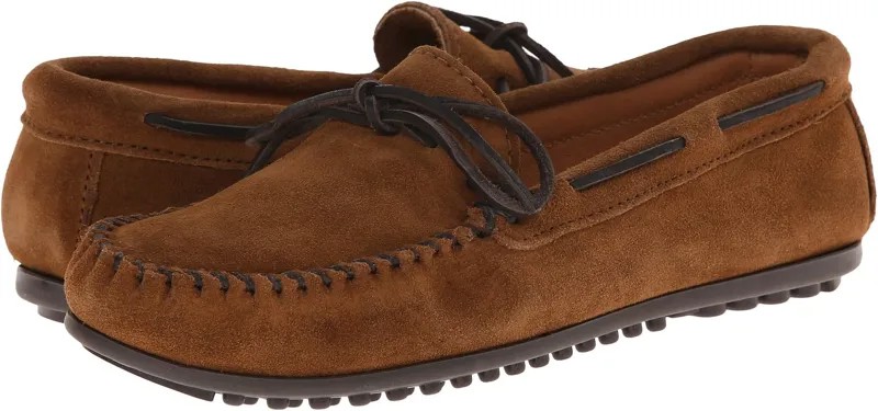 Лоферы Classic Moc Minnetonka, цвет Dusty Brown Suede