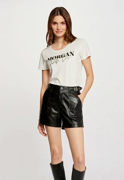 Футболка с принтом SHORT-SLEEVED  Morgan, бежевый