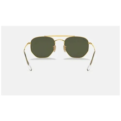 Солнцезащитные очки Luxottica, квадратные, с защитой от УФ, золотой