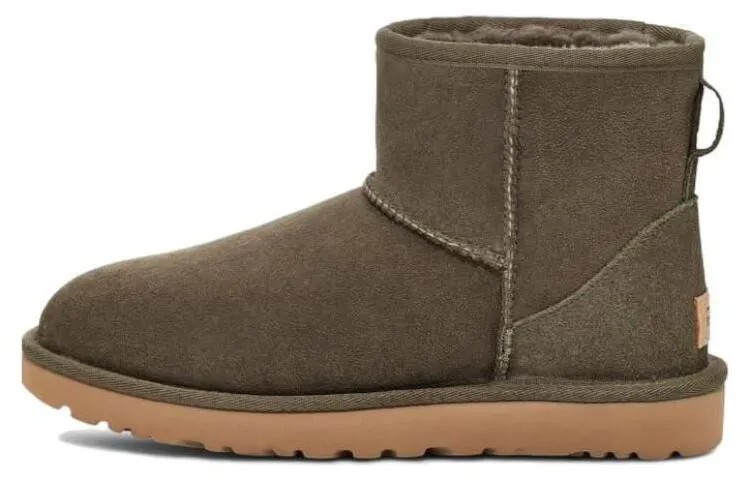 Ботинки Classic Mini II, женские, цвет зеленый мох Ugg