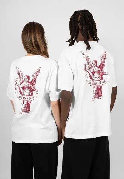 Футболка с принтом UNISEX HEAVEN Wasted Paris, цвет white