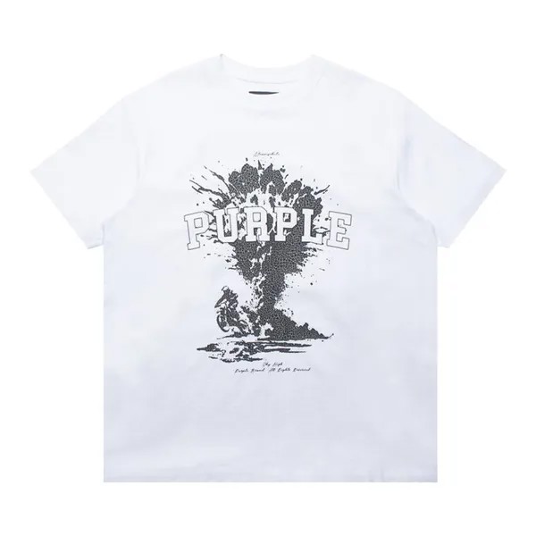 Футболка PURPLE BRAND Textured Jersey T-Shirt, белый