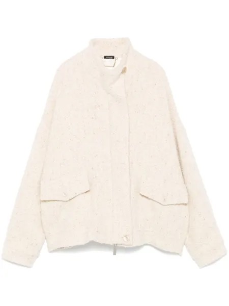 Kiton фетровая куртка, нейтральный цвет