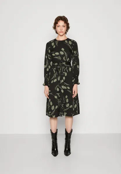 Платье летнее Vmmarta Calf Dress Vero Moda, цвет black/marta