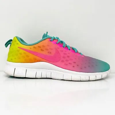 Кроссовки для бега Nike Girls Free Express 641866-300 разноцветные, размер 7 лет