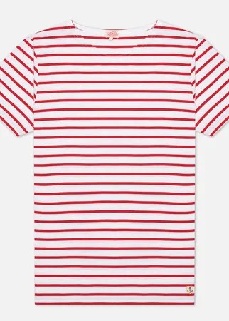 Мужская футболка Armor-Lux Heritage Mariniere Hoedic, цвет красный, размер XXL