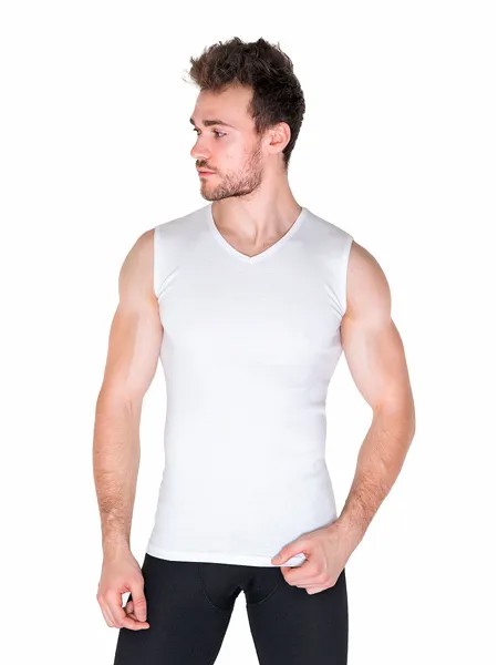 Майка мужская Oztas OZ1056-A белая XL