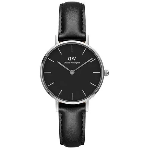 Наручные часы Daniel Wellington Petite, черный, серебряный