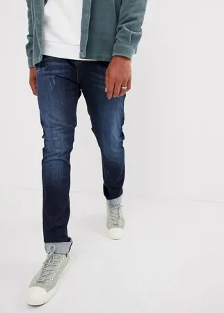 Выбеленные джинсы клеш Brooklyn Supply Co-Синий