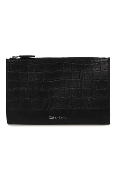 Кожаный футляр для кредитных карт Santoni