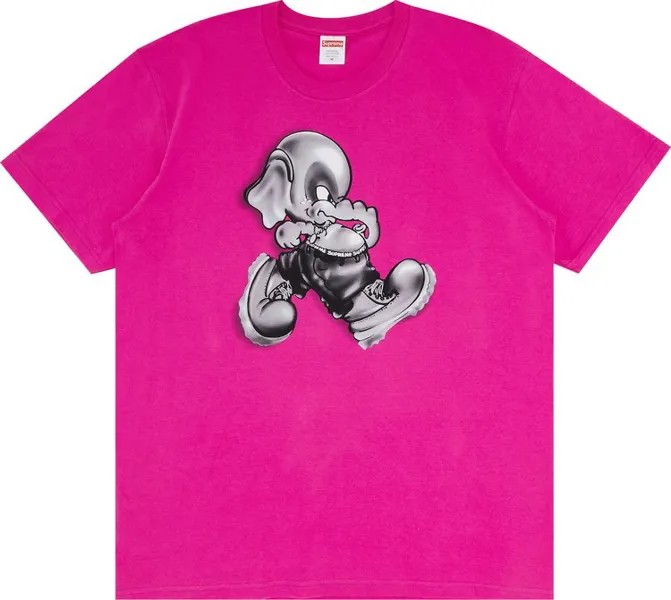 Футболка Supreme Elephant Tee 'Magenta', розовый