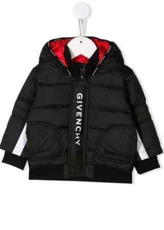 Givenchy Kids пуховик с логотипом