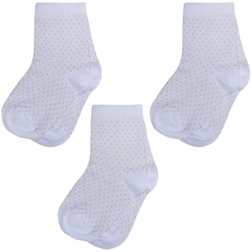 Носки RuSocks 3 пары, размер 9-10, белый
