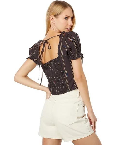 Топ Free People Seratonin Corset Top, цвет Espresso Bean