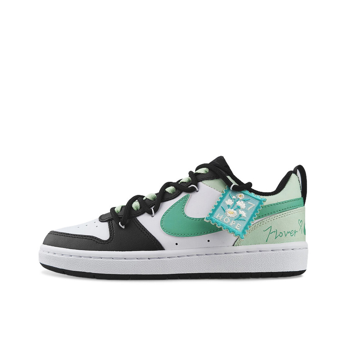 Кроссовки Nike Court Borough 2 Skateboarding Shoes Women's Low-top, светло-зеленый