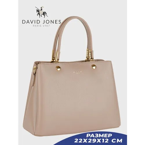 Сумка  тоут DAVID JONES 6714-CM-DD-DPINK, розовый