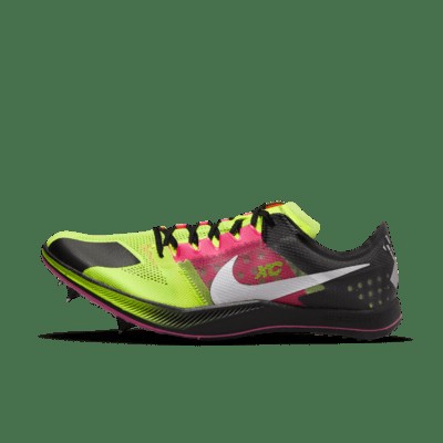 Шипованные кроссовки Nike ZoomX Dragonfly XC Cross-Country Spikes, цвет Volt/Black/Hyper Pink/White