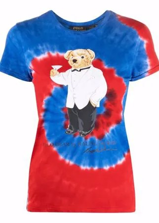 Polo Ralph Lauren футболка Polo Bear с принтом тай-дай