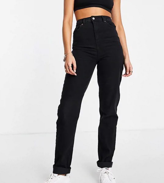Черные джинсы в винтажном стиле с завышенной талией ASOS DESIGN Tall-Черный цвет