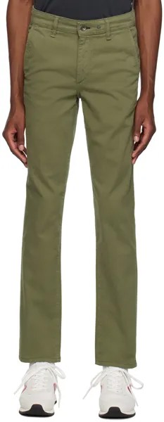 Зеленые брюки кроя 2 rag & bone