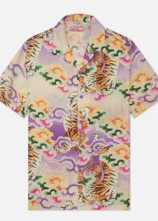 Мужская рубашка maharishi Tiger Camp Summer, цвет фиолетовый, размер M
