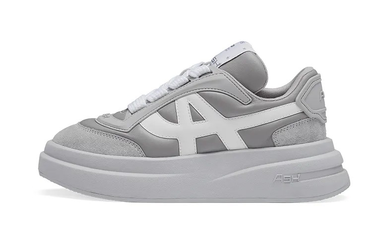 Кроссовки ASH Skateboarding Shoes Unisex Low-top Gray, светло-серый