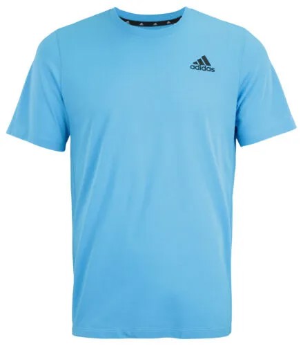 Мужская футболка Adidas Primegreen с коротким рукавом Aeroready, App Sky Rush/черный