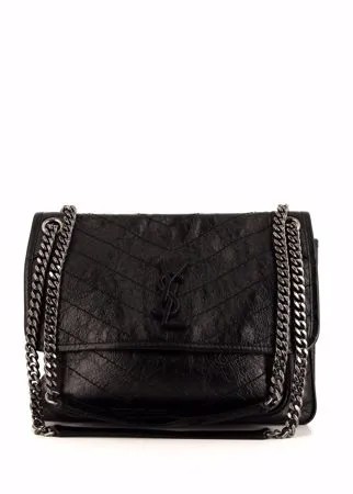 Yves Saint Laurent Pre-Owned сумка на плечо Niki Chevron medium 2020-го года