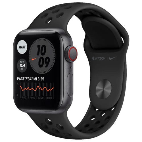 Умные часы APPLE Watch Nike SE 44mm Space Grey Aluminium Case with Anthracite/Black Nike Sport Band MKQ83RU/A