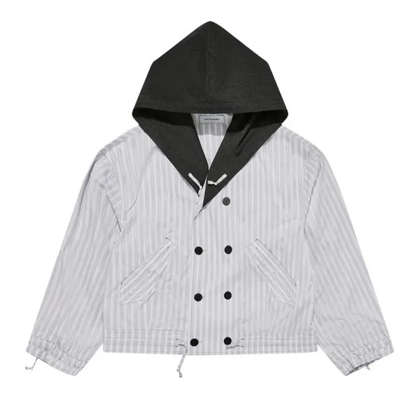 Куртка Kiko Kostadinov Aspasia 'Grey Stripes/Black/Pale Blue', разноцветный
