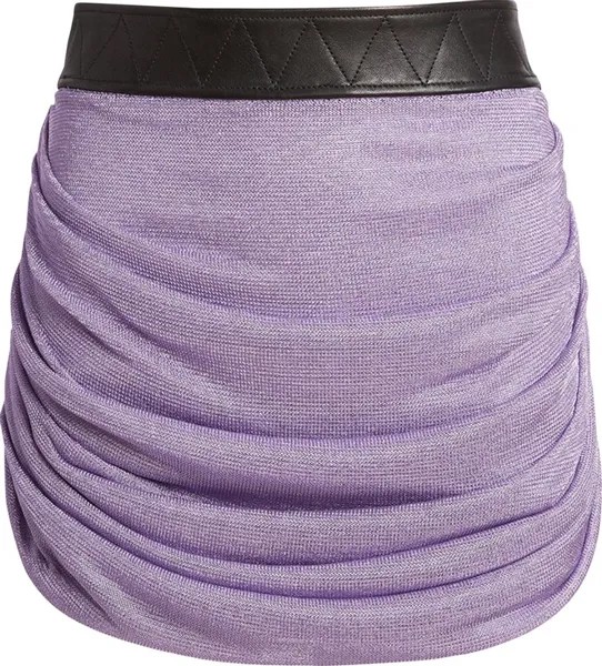 Юбка Khaite Draitton Skirt 'Lavender', фиолетовый