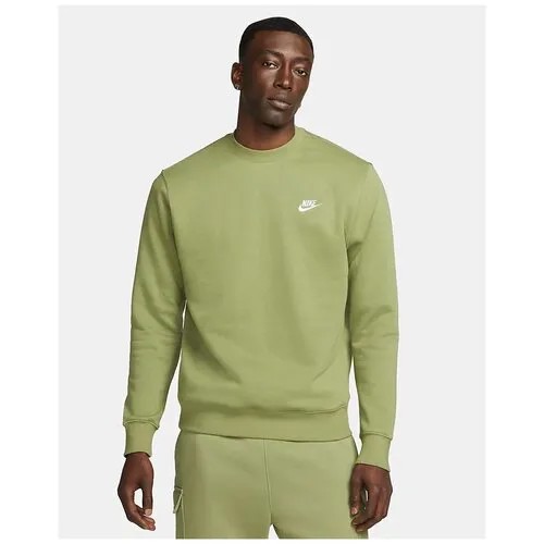 Свитшот NIKE, размер S, зеленый