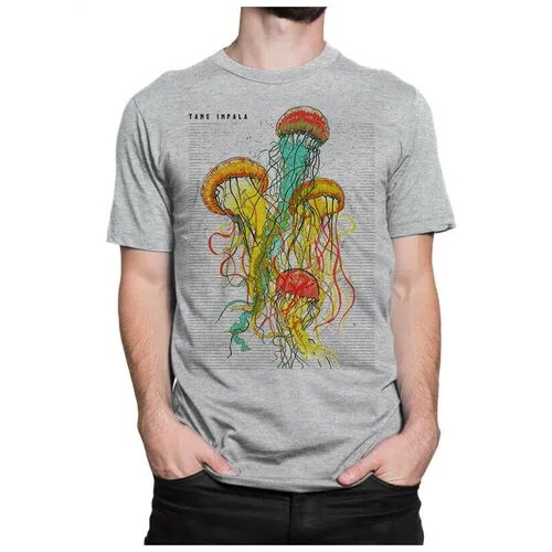 Футболка Design Heroes, размер 2XL, серый..