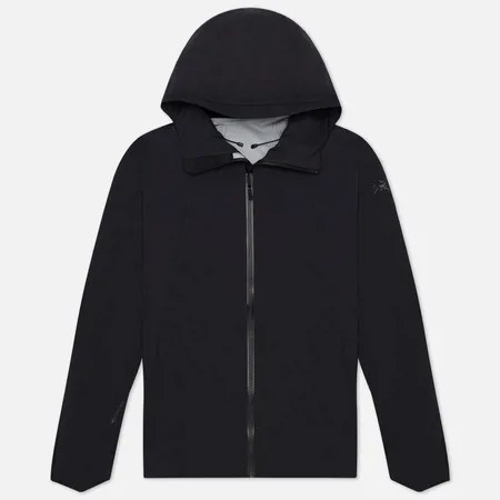 Мужская куртка ветровка Arcteryx Fraser 3L Gore-Tex C-Knit, цвет чёрный, размер XL