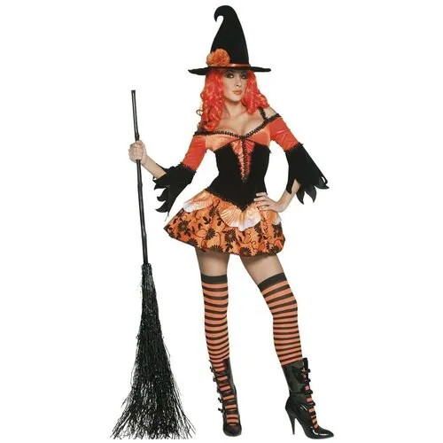 Карнавальные костюмы и аксессуары для праздника Ведьмочка хозяйка хэллоуина женский 4766 ChiMagNa 42рр S