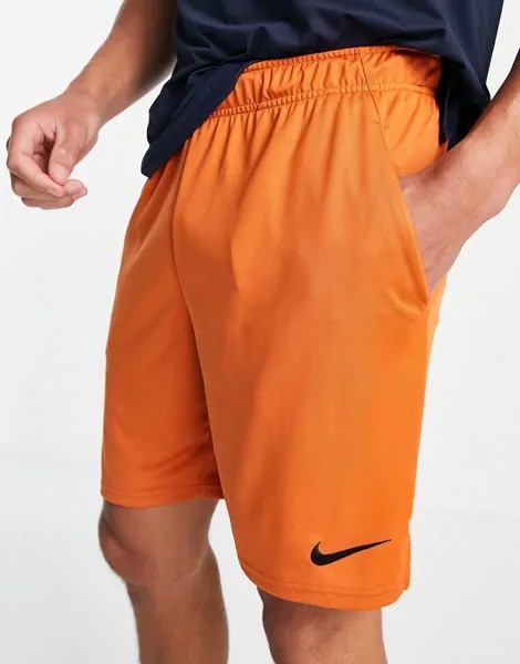 Оранжевые трикотажные шорты длиной 6 дюймов Nike Training Dri-FIT-Оранжевый цвет
