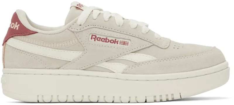Бежевые кроссовки Club C Double Revenge Reebok Classics