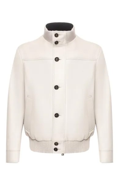 Кожаный бомбер Brioni