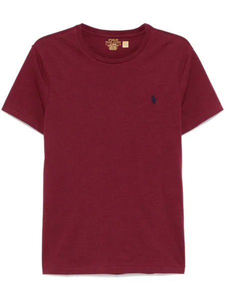 Polo Ralph Lauren футболка с вышивкой Polo Pony, красный