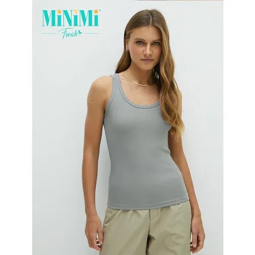 Майка MiNiMi, размер 50/XL, серый