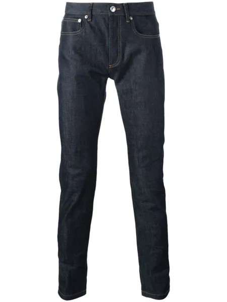 Джинсы кроя слим A.P.C., синий