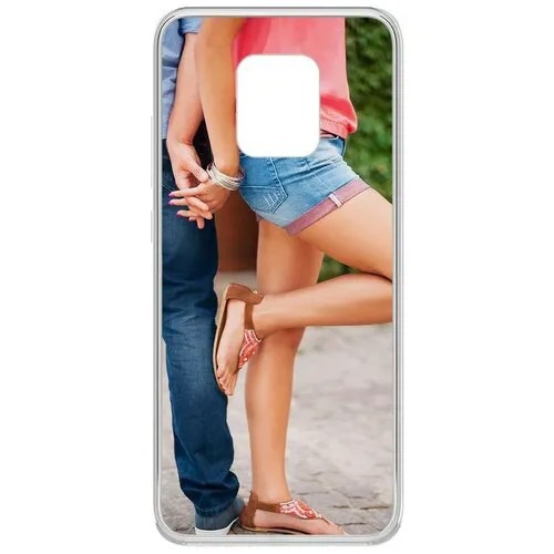 Чехол-накладка Krutoff Clear Case Босоножки женские для Xiaomi Redmi 10X 5G