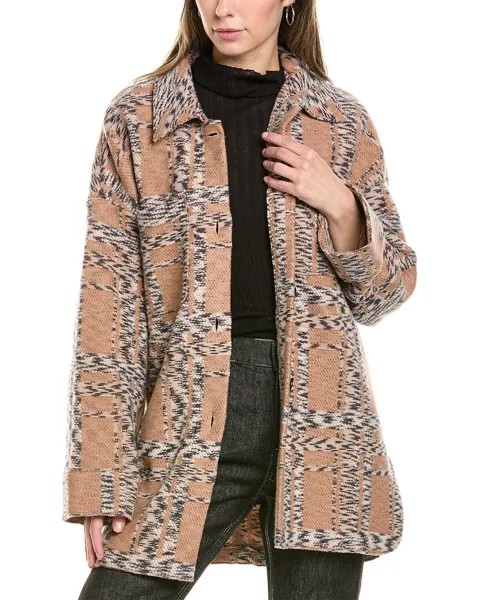 Шерстяное пальто Missoni, коричневый