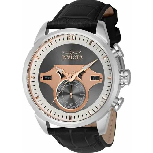 Наручные часы INVICTA, черный, серый