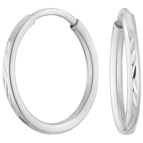 Серьги (конго) серебряные d = 20 мм арт. 2021571/2