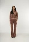 Пуловер на молнии RODEO HOODIE Juicy Couture, коричневый