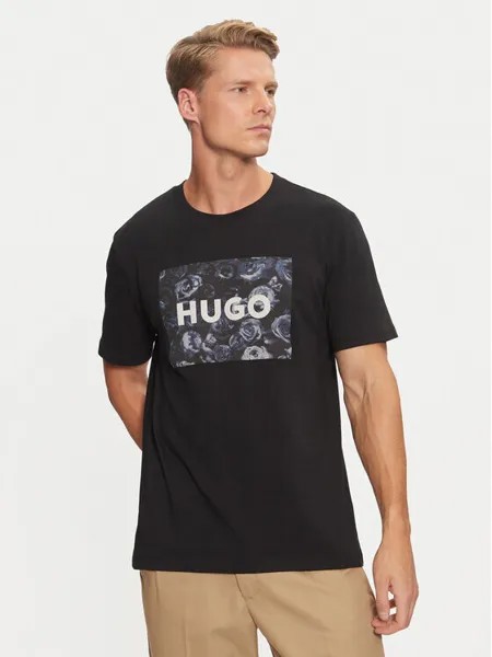 Футболка стандартного кроя Hugo, черный