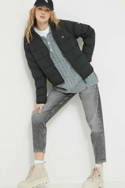 Пуховая куртка Tommy Jeans, черный