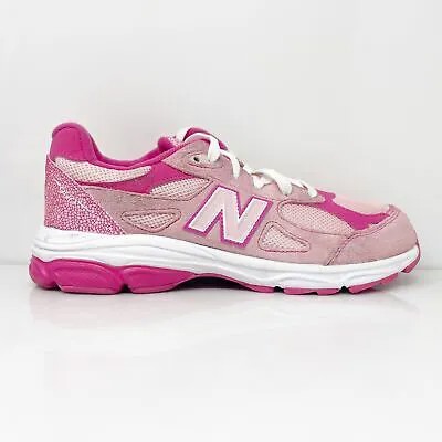 New Balance Girls 990 KJ990CEG Розовые кроссовки Повседневная обувь Размер 6,5 Вт
