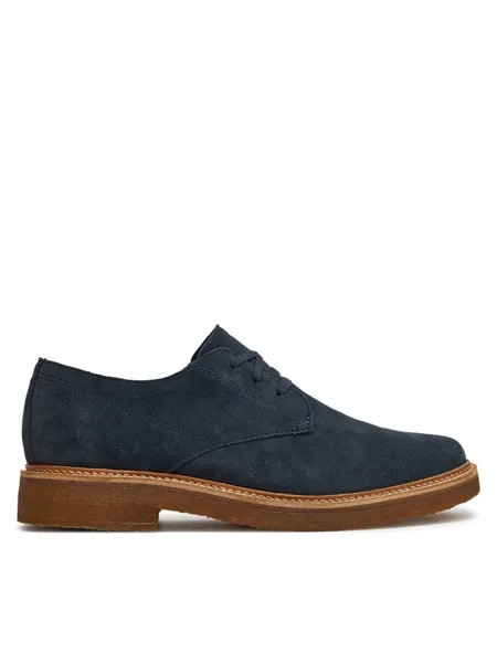 Полуботинки Clarkdalederby Clarks, темно-синий